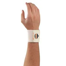 Ergodyne - ProFlex 400 Universal - 72103 - Wrist Support ProFlex 400 Universal Wraparound / Wristlet Elastic Left or Right Wrist Tan One Size Fits Most