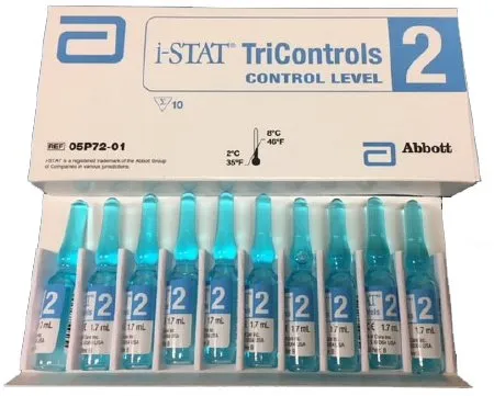 Abbott - I-Stat Tricontrols - 05p7201 - Control, Tricontrols Level 2