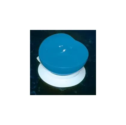 Alimed - 8125 - Scoop Bowl with Suction Cup Base AliMed Blue Reusable 4-1/2 Inch Diameter