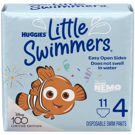 Kimberly Clark - Huggies Little Swimmers - 18342 - Unisex Baby Swim Diaper Huggies Little Swimmers Medium Disposable Heavy Absorbency