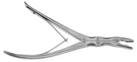 V. Mueller - NA630 - Pituitary Rongeur V. Mueller Leskell Double Action Jaw Plier Handle 8 X 16 mm Bite
