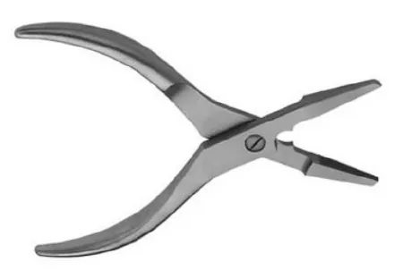 V. Mueller - OA901 - Needle Nose Pliers / Wire Cutter V. Mueller 6-3/8 Inch Stainless Steel Serrated Jaws