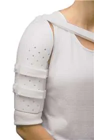 Alimed - 2970001998 - Over-the-shoulder Humeral Fracture Brace Alimed Miami Neutral Hook And Loop Strap Closure Large