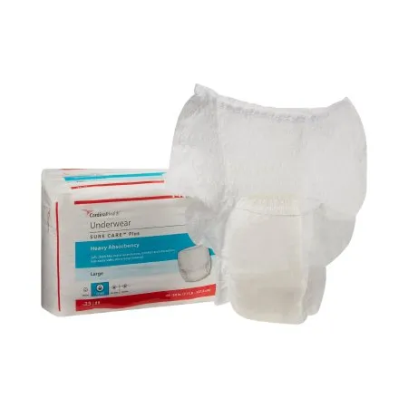 Cardinal - Sure Care - From: 1225A To: 1625R -  Unisex Adult Absorbent Underwear  Pull On with Tear Away Seams X Large Disposable Heavy Absorbency