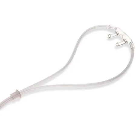 Medline - Softech Plus - HUD1874 - Nasal Cannula Continuous Flow Softech Plus Adult Curved Prong / NonFlared Tip