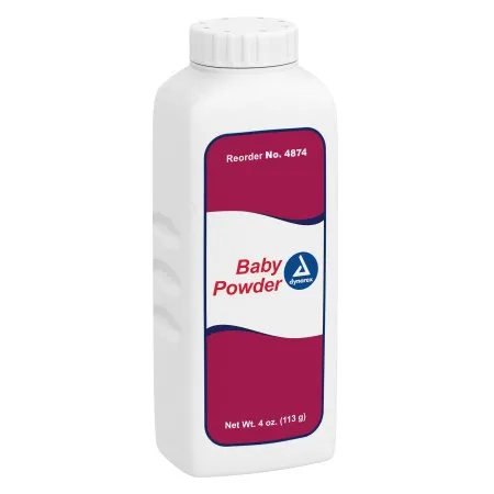 Dynarex - 4874 - Baby Powder Dynarex 4 oz. Scented Shaker Bottle Talc
