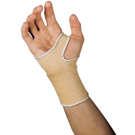 Scott Specialties - SA1361XL - Wrist Support Sleeve Cotton Elastic Left or Right Hand Beige X-Large