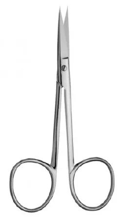 V. Mueller - SU1791 - Dissecting Scissors V. Mueller 4-1/2 Inch Length Surgical Grade Stainless Steel NonSterile Finger Ring Handle Straight Sharp Tip / Sharp Tip
