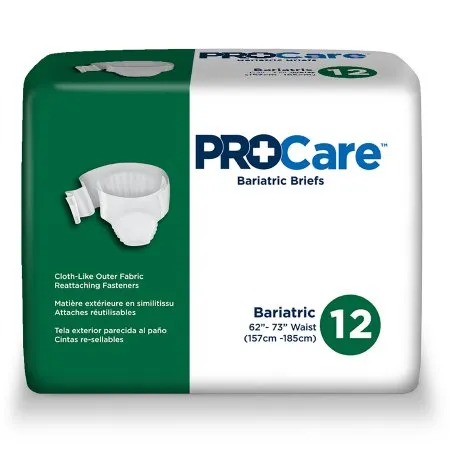 First Quality - ProCare - CRB-017 -  Unisex Adult Incontinence Brief  2X Large Disposable Heavy Absorbency