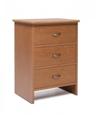 Graham-Field - Avondale Collection - A30-22BQS - Door / Drawer Bedside Cabinet With Closed Kick Plate Avondale Collection Solar Oak 18 X 21 X 30 Inch