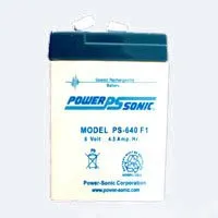 Bulbtronics - Power-Sonic - 0028147 - Sealed Lead Acid Battery Pack Power-sonic 6v Rechargeable 1 Pack