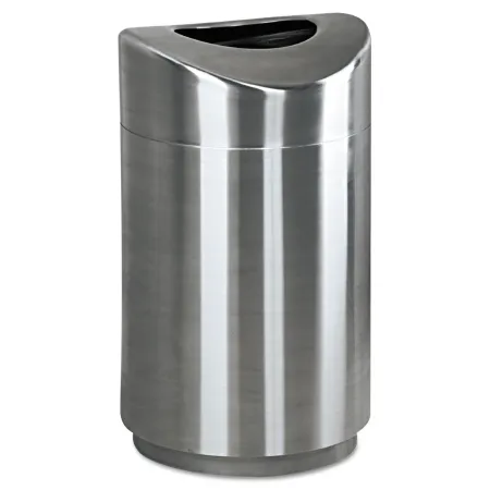 Lagasse - Eclipse - RCPR2030SSPL - Trash Can Eclipse 30 Gal. Round Satin Finish Stainless Steel Open Top