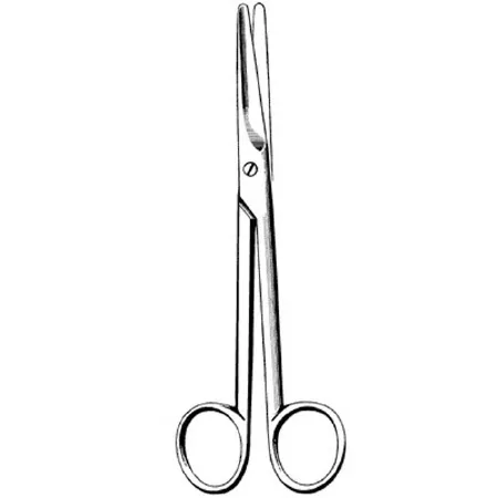 Sklar - Surgi-OR - 95-327 - Dissecting Scissors Surgi-or Mayo 9 Inch Length Office Grade Stainless Steel Nonsterile Finger Ring Handle Straight Blunt Tip / Blunt Tip