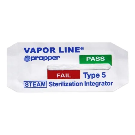 Propper - Vapor Line - 26900925 - Vapor Line Sterilization Chemical Integrator Strip Steam 2 Inch