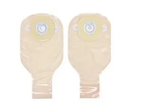 Nu-Hope Laboratories - Nu-Flex - 7534 - Ostomy Pouch Nu-flex 11 Inch Length Flat, Trim To Fit 3/4 To 1-1/2 Inch Stoma Drainable