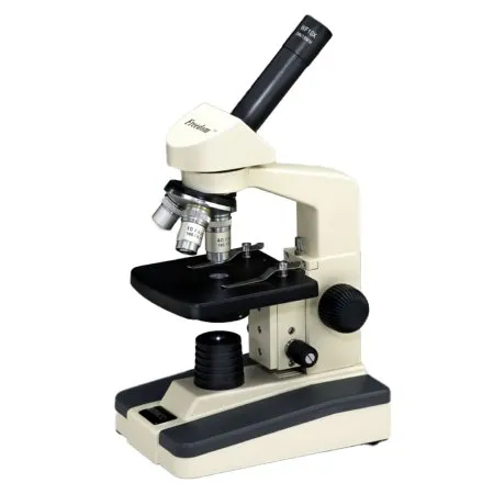United Products & Instruments - M220 Series - M220 - M220 Series Basic Laboratory Microscope Monocular Head 4X / 10X / 40X Plain  Tapped Stage