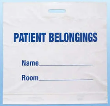 Precision Dynamics - PDC - PBH02 - Patient Belongings Bag Pdc 20 X 20 Inch Plastic Open Ended White
