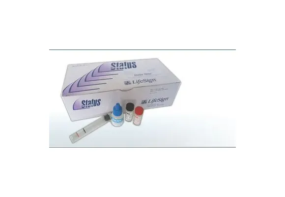 LifeSign - Status - 84W10 - Other Infectious Disease Test Kit Status Antibody Test Infectious Mononucleosis Whole Blood Sample 10 Tests CLIA Waived for Whole Blood / CLIA Moderate Complexity for Serum  Plasma
