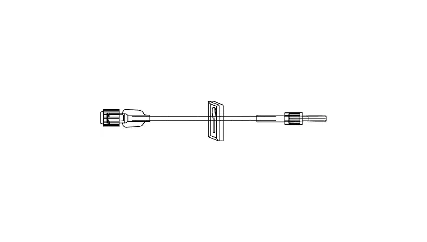 Icu Medical - SC9021 - IV Extension Set Small Bore 6 Inch Tubing Without Filter