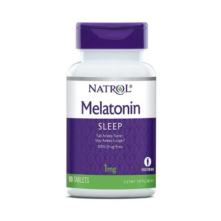 Natrol - 47469000465 - Natural Sleep Aid Natrol 90 per Bottle Tablet 1 mg Strength