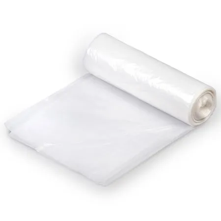 Colonial Bag - CXW32M - Trash Bag Colonial Bag 15 gal. White LLDPE 0.45 mil 24 X 32 Inch X-Seal Bottom Flat Pack