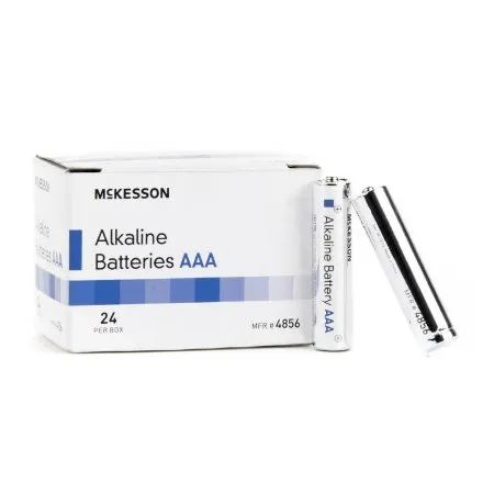 McKesson - 4856 - Alkaline Battery AAA Cell 1.5V Disposable 24 Pack