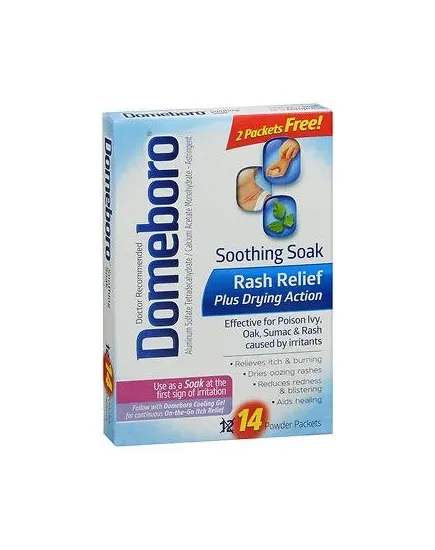 Emerson Healthcare - Domeboro - 85707400177 - Itch Relief Domeboro 0.5% Strength Powder 2.2 Gram Individual Packet