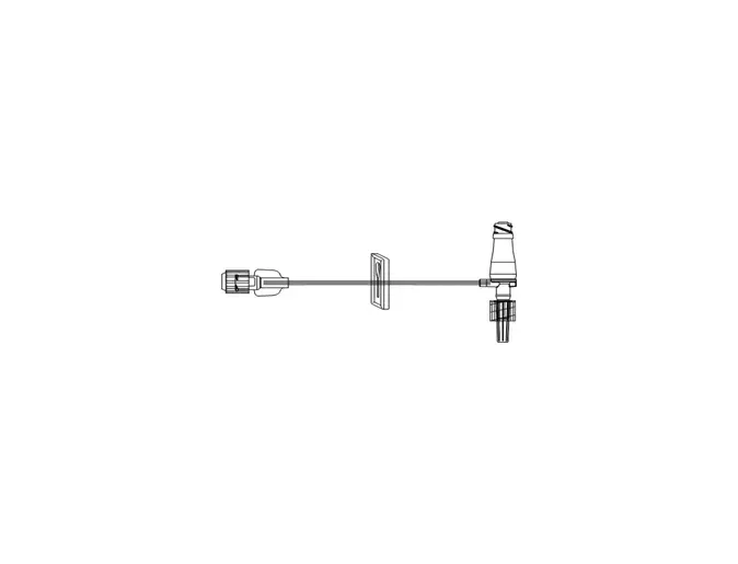 Icu Medical - SC9038 - IV Extension Set Needle-Free Port Small Bore 5 Inch Tubing Without Filter