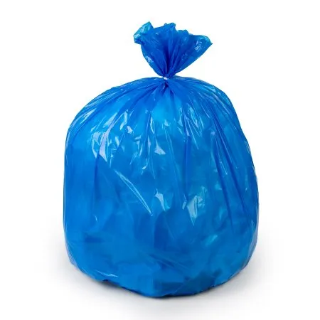 Colonial Bag - From: CCB15GAL To: CCB44GAL - Recyclying Bag 44 gal. Blue LLDPE 1.3 mil 38 X 48 Inch X Seal Bottom Coreless Roll