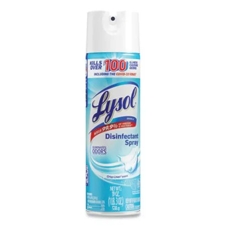 LYSOL Brand - RAC-79329 - Disinfectant Spray, Crisp Linen Scent, 19 Oz Aerosol Spray