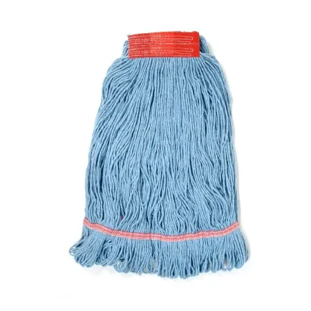 Odell - O'Dell 400 Series - 400L/BLUE - Wet String Mop Head O'Dell 400 Series Looped-end Large Blue Cotton / Rayon Reusable