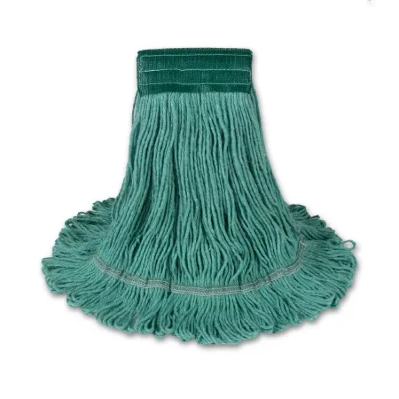 Odell - O'Dell 900 Series - 900M/GREEN - Wet String Mop Head O'Dell 900 Series Looped-end Medium Green Cotton / Rayon Reusable