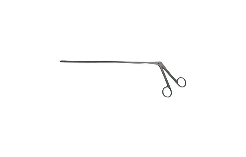 Br Surgical - Br66-16828 - Foreign Body / Iud Removal Forceps Br Surgical Mathieu 11 Inch Length Surgical Grade Stainless Steel Nonsterile Nonlocking Finger Ring Handle Straight Serrated Tips