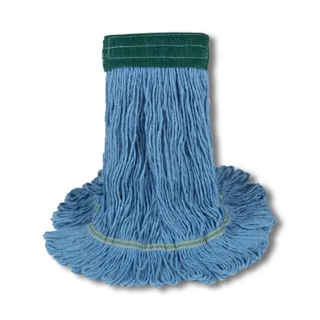 Odell - O'Dell 400 Series - 400M/BLUE - Wet String Mop Head O'Dell 400 Series Looped-end Medium Blue Cotton / Rayon / Synthetic Yarn Reusable
