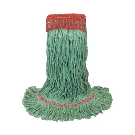 Odell - From: 900L/GREEN To: 900S/WHITE - O'Dell 900 Series Wet String Mop Head O'Dell 900 Series Looped end Large Green Cotton / Rayon Reusable