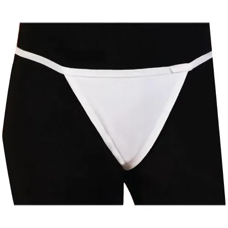 Medico International - T-655WHT - Thong Panty White One Size Fits Most Disposable