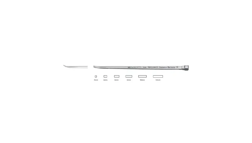 Integra Lifesciences - Padgett - PM-044428 - Mini Osteotome Padgett 8 Mm Width Curved Blade Or Grade Stainless Steel Nonsterile 5 Inch Length