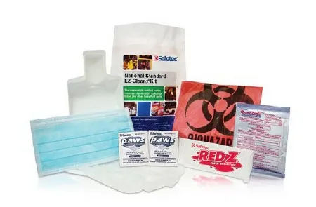 Safetec - 25005 - National Standard EZ-Cleans Kit -hard case- 12 kt-cs