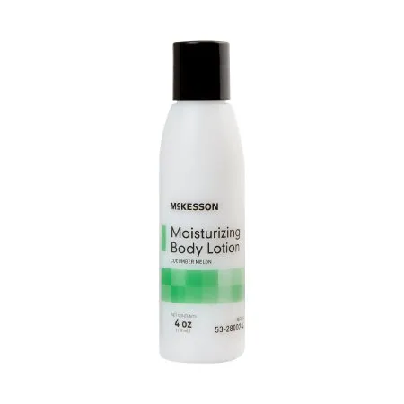 McKesson - From: 53-28002-4 To: 53-28003-8 - Hand and Body Moisturizer 4 oz. Bottle Cucumber Melon Scent Lotion