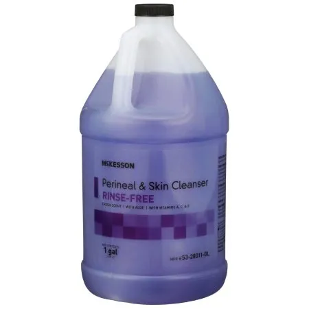 McKesson - 53-28011-GL - Rinse Free Perineal Wash Liquid 1 gal. Jug Fresh Scent