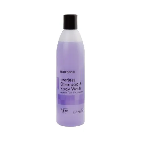 McKesson - 53-29004-12 - Tearless Shampoo and Body Wash 12 oz. Flip Top Bottle Lavender Scent