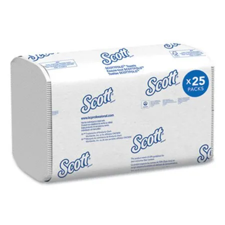 Scott - KCC-01980 - Pro Scottfold Towels, 1-ply, 9.4 X 12.4, White, 175 Towels/pack, 25 Packs/carton
