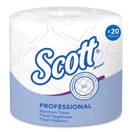 Scott - KCC-13607 - Essential Standard Roll Bathroom Tissue For Business, Septic Safe, Convenience Carton, 2-ply, White, 550/roll, 20 Rolls/ct