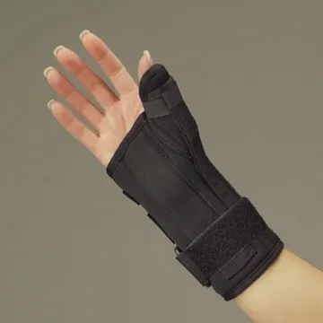 Deroyal - A125106 - Wrist / Thumb Splint Deroyal Foam Left Hand Black Medium