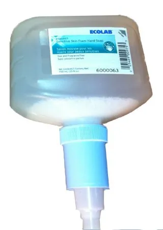 EcoLab - Endure Sensitive Skin - 6000063 - Soap Endure Sensitive Skin Foaming 750 Ml Dispenser Refill Bottle Unscented