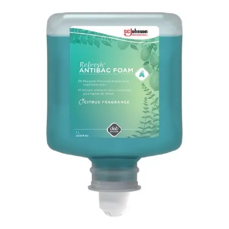 SC Johnson Professional - Refresh AntiBac Foam - ANT1L - Antibacterial Soap Refresh AntiBac Foam Foaming 1 000 mL Dispenser Refill Bottle Citrus Scent