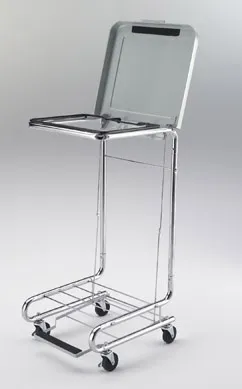 Lakeside Manufacturing - 4512 - Hamper Stand Lakeside Rolling Square Opening 36 To 42 Gal. Capacity Foot Pedal Self-closing Lid