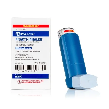 Wallcur - Practi-Inhaler - 619PI - TRAINER  INHALER PRACTI MDI (5/BX) D/S