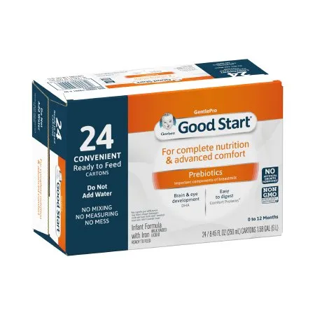 Nestle - Gerber Good Start Gentle - 50000799916 - Infant Formula Gerber Good Start Gentle 8.45 oz. Carton Liquid