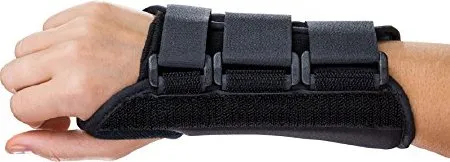 DJO - ProCare ComfortFORM - 81-97888 - Wrist Brace Procare Comfortform Aluminum / Foam / Spandex Right Hand Black X-large
